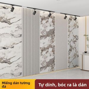TAISEN | Waterproof Moisture-Proof 3D Self-Adhesive Wall Paper Marble Imitation High-End Feel