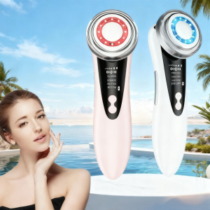 Máy Mát Xa Mặt Đa Chức Năng 4 Trong 1 Thiết Bị Chăm Sóc Da RF EMS Dụng Cụ Làm Đẹp Mặt Để Loại Bỏ Cằm Đôi Và Làm Săn Chắc