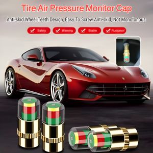 Tire Air Pressure Monitor Cap Tire Pressure Monitor Antitheft Car Sensitive Detection Safety Tire Pressure Cap