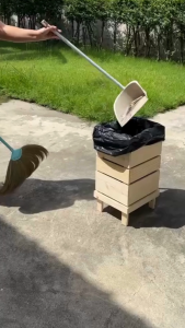 Woodbin – กล่องไม้ยกสูง ใส่ไม้กวาด ใส่ร่ม ถังขยะไม้ ตะกร้าเก็บของ (จำกัด 1 ชิ้น/ออเดอร์)