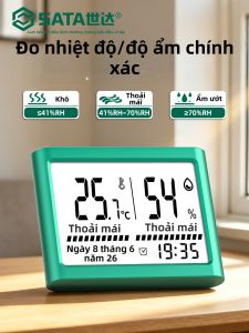 SATA | Thermohygrometer Điện Tử Số Chính Xác Cao