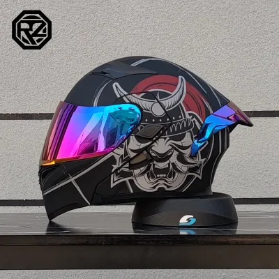 ORZ | Dual Lens Full Face Motorcycle Helmet 3C Certification