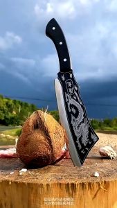 Pisau Pemotong Tulang Free Sarung Motif Naga