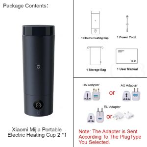NEW  Mijia Portable Electric Kettle 2 Thermos Cup Fast Water Boiler 350ml Smart Temperature Insulated Kettle Travel (CN)