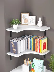 WUBUWEI | Wall Mounted Shelf Bracket Bookshelf