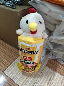 Gấu bông mì gà 27cm - Đồ chơi bông mềm mại cho trẻ em