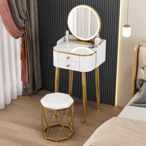 Dresser Bedroom Small Apartment Mini Multi-Functional Ultra Narrow Scandinavian Wind Net Red Minimalist Makeup Table Cabinet Space Saving