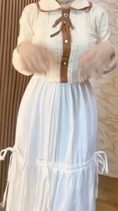 Blouse Wanita Sailor Knit Lengan Panjang - Baju Atasan Wanita Korean Style