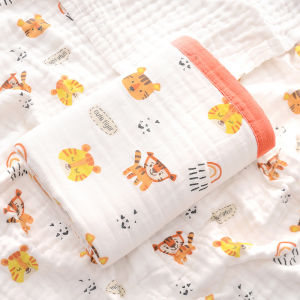 Baby Gauze Bath Towel Pure Cotton Soft Newborn Baby Summer Bath Super Soft Absorbent Newborn Baby Special Cotton
