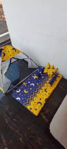 Kasur Matras Bayi Kelambu Motif Bulan Bintang