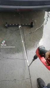 Dung Cụ Rửa Gầm Xe 4 Béc Phun Mẫu Mới Điều Chỉnh Hướng 40cm Kèm Thanh Nối Dài