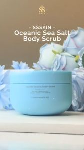 BODY SCRUB OCEAN SEA BY SHELLA SAUKIA Dengan Ekstrak Lautan - Perawatan Kulit Tubuh Mencerahkan Membersihkan Menyehatkan Kulit Tubuh