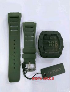 AKSESORIS TALI RUBBER JAM TANGAN SKYMAX 2118G ORIGINAL PRIA-WANITA