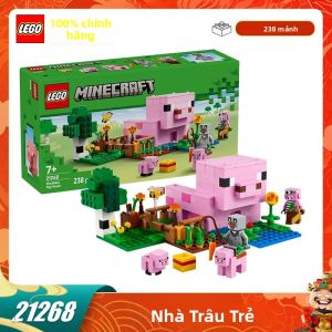 Bộ Xây Dựng LEGO 21268 Lắp Ráp Thế Giới Của Tôi Lợn Nhà Bé Đồ Chơi Trẻ Em Cho Bé Trai & Bé Gái Quà Tặng Sinh Nhật & Giáng Sinh