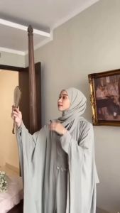 BISA COD - GAMIS MAXI BAHIYYA KAFTAN Gamis Terbaru 2024 Lebaran Dress 2IN1 Gamis Set Inner Dan Outer Menyatu Abaya Turki Long Dress Korean Style Busana Muslim Wanita Dewasa Gamis Lebaran Terbaru 2024 Gamis Crinkle Model Baru Kaftan Jumbo Ld 140 Mewah Busa