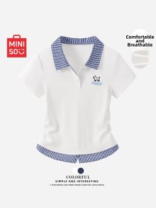 Miniso | Summer Polo Style Waist-Shaping T-Shirt Women