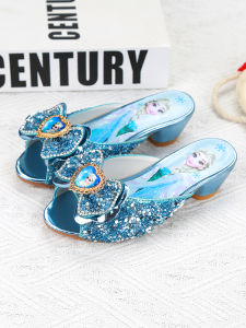 รองเท้าแตะส้นสูงสำหรับเด็กผู้หญิง รองเท้าแตะทรงคริสตัลสำหรับเด็ก รองเท้าแตะแบบสวมสบายสำหรับเด็กในฤดูร้อน สไตล์แฟชั่น เด็กชาย เด็กหญิง