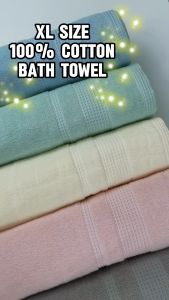 Cotton Soft Bath Towel 70x140CM Large Size Adult Tuala Mandi Dewasa Premium Qualiti 350G Cepat Serap Air #Y8766
