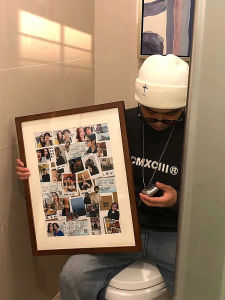 Khung Ảnh DIY Cho Cặp Đôi Bạn Thân Đám Cưới Kỷ Niệm Sinh Nhật Quà Tặng Hình Ảnh 3D Vật Liệu Khung Hình Trang Trí Nhà Hình Chữ Nhật