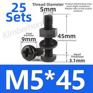 Round Head Nylon Screw Set