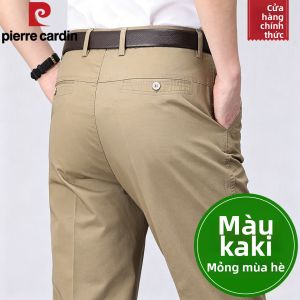 Pierre Cardin | Quần Dài Nam Thoáng Mát Phối Rộng Đẹp Cho Mùa Hè