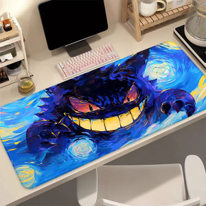 Bandai | G-Gengar Mouse Pad P-Pokemon Anime Gaming Mousepad Large XXXL Extended Soft Desk Pad Computer Keyboard Pad Mat for Gamer Office