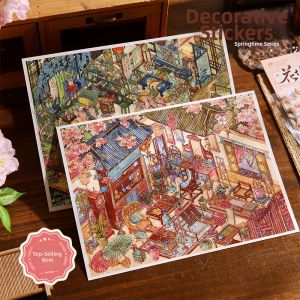 Mr.paper | DIY Decal Decorative Stickers for Ancient Chinese Scenery