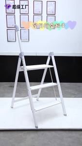 MOLORE | Foldable Multi-function A-shaped Step Ladder 3 Steps