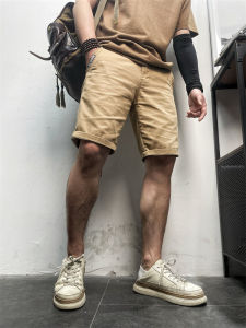 Summer 11634 American Retro Youth Fashion Brand Shawn Yue Minimalist Washed Cotton Casual Sports Cargo Shorts