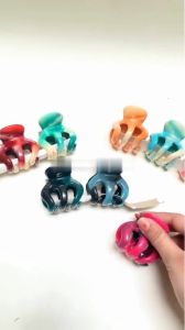 Klik-Beli (PROMO SPECIAL ISI 10 PCS) Jepit Badai Rambut 3 Cakar Gigi 5cm Jepitan Jedai Korea Motif Marmer