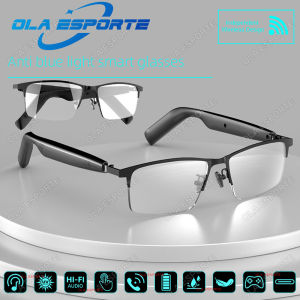 New 2025 Smart Glasses Life Assistant Answer/Decline Call Music Light AI Voice Wireless Bluetooth smart glasses For Android IOS