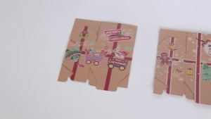 Various Size Christmas Gift Boxes Kraft Paper/Plastic Candy Cookies Snack Boxes for Xmas New Year Party Biscuit Bag Noel navidad