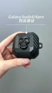 Earphone Protection Case For Samsung Galaxy Buds 4 / Buds 4 Pro Earbuds Cover Shockproof With Keychain Accessories Coque Fundas