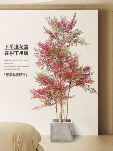 Fake Luzhi Common Nandina Classy Bionic Greenery Decoration Anti-Real Green Plant Indoor Living Room Floor Bonsai Decoration