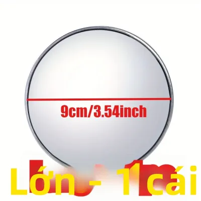 SEAMETAL Gương Chiếu Hậu Ô Tô Gương Điểm Mù Góc Rộng Gương Cầu Lồi Tròn Cho Phụ Kiện Xe Tải Bộ 1/2 Chiếc