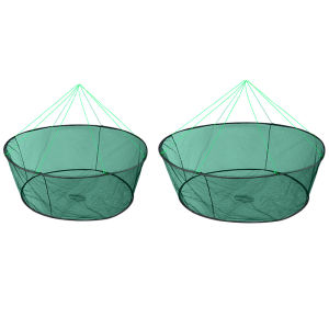 Foldable Fishing Net Hand Casting Cage Crab Net Shrimp Catcher Fishing Mesh Trap Bridge Fishing Net Fishing Accessories