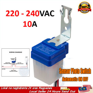 🇲🇾(Malaysia Stock)AC 240V 220V 10A Photo Sensor Lampu Sensor Photo Switch Automatic ON OFF Street Light Control AS-10