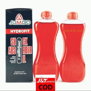 Oli shok Jumbo Oli shockbreaker depan isi 2 botol oli skok depan motor