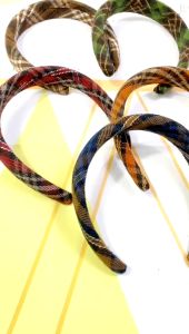 Bando Bandana Scrunchie Scrunchy Kain Tebal Motif Batik Wanita Cewek Korea Korean Style Headband Cloud Batik Lebar Empuk Lembut Hair Band