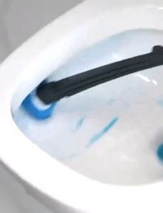 Disposable Toilet Brush No Dead Angle Wall Hanging Replacement Brush Head Toilet Cleaning Standing Disposable Toilet Brush