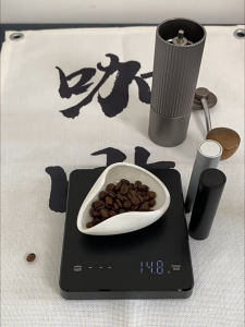 VOLKAFE Bean Set with Black Spray Bottles and Triangular Containers