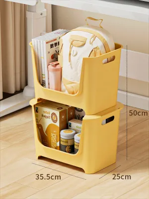 Wheeled under Desk Book Bag Organizer Office Supply Storage Box Desk Organizer Plastic Material No Drilling Required for Living Room Use