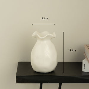 Elegant Ceramic Flower Vase Mini Decorative Piece for Living Room Fresh Flower Arrangement Water Cultivation Creative Decoration