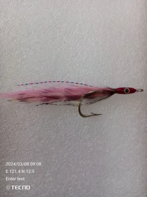 Fishing Lure Sabiki w/ bulik feather (stainless Yamato hook #1/0 4/0) 1 piece