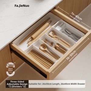 FAJIENUO | Kitchen Utensil Organizer Storage Box