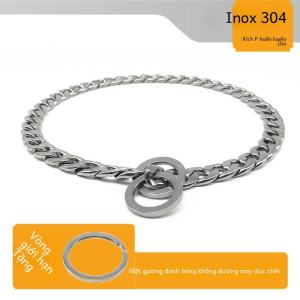 Dây Chuyền Chó Bằng Thép Không Gỉ 304 Dây Đeo Cổ Cho Chó Nhỏ Trung Bình Lớn Chai Vàng Dây Thừng Cho Thú Cưng Dây Chuyền Chó