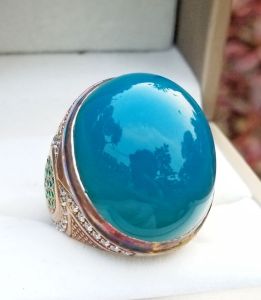 Cincin Batu Natural Bacan Crystal Jumbo (NON COD)