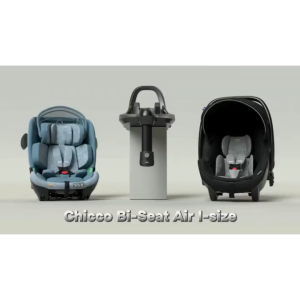 Chicco Kerusi Kereta Bayi Bi-Seat Air i-Size 360° Newborn ISOFIX Car Seat with Base