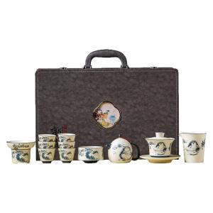 JISU | Luxury Porcelain Tea Set Teacup for Special Occasions Gift Box