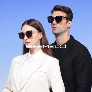 MENSPE Women Men Sunglasses Foldable Sunglasses Eyes UV 400 Protection Adjustable Hinge Adjustable Legs Integrated Nose Support Outdoor Travel